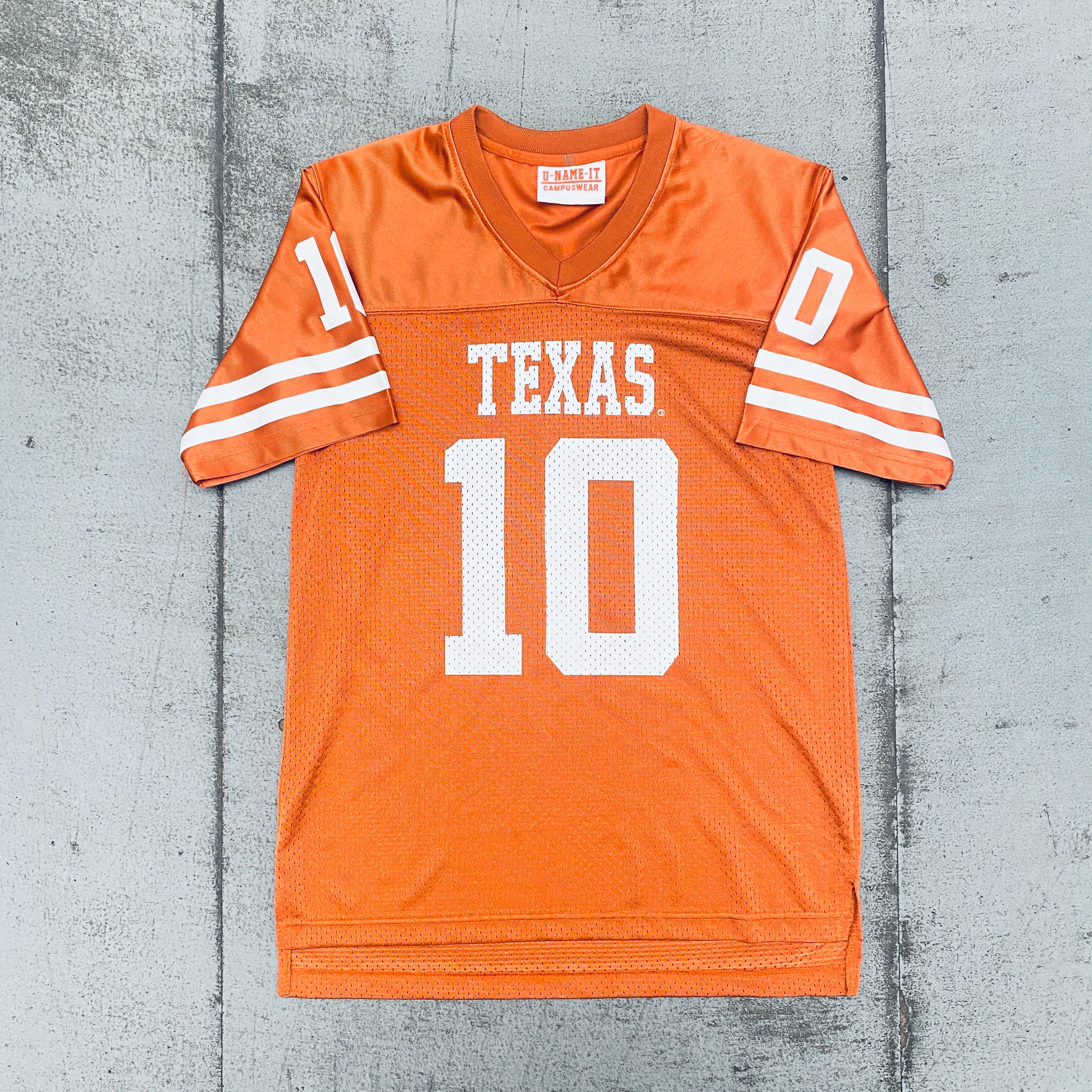 Official Texas Longhorns Vince Young No. 10 Football Jersey - Youth S/M Size - Perfect for Game Day & College Football Fan Gifts