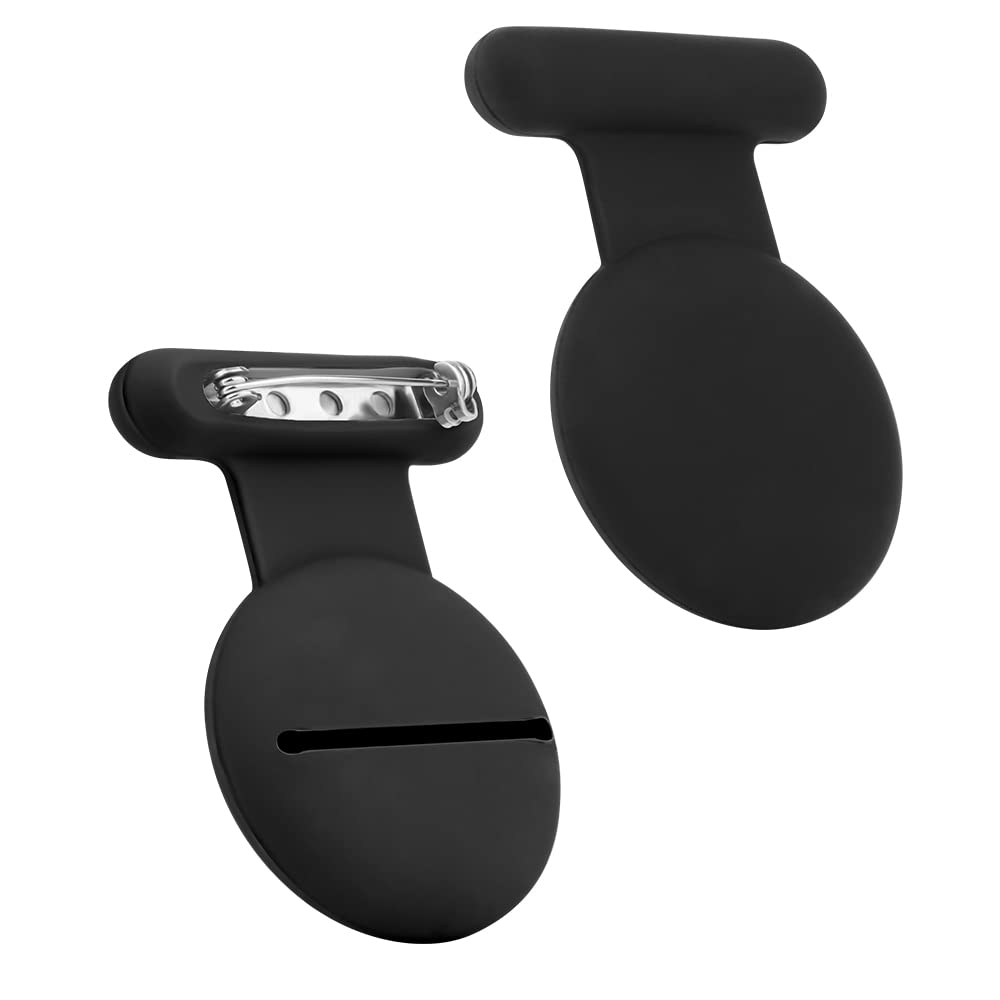 Hidden GPS Tracker for Kids, Pets & Elderly - Black (2pcs) | Safer Than Airtag Watch