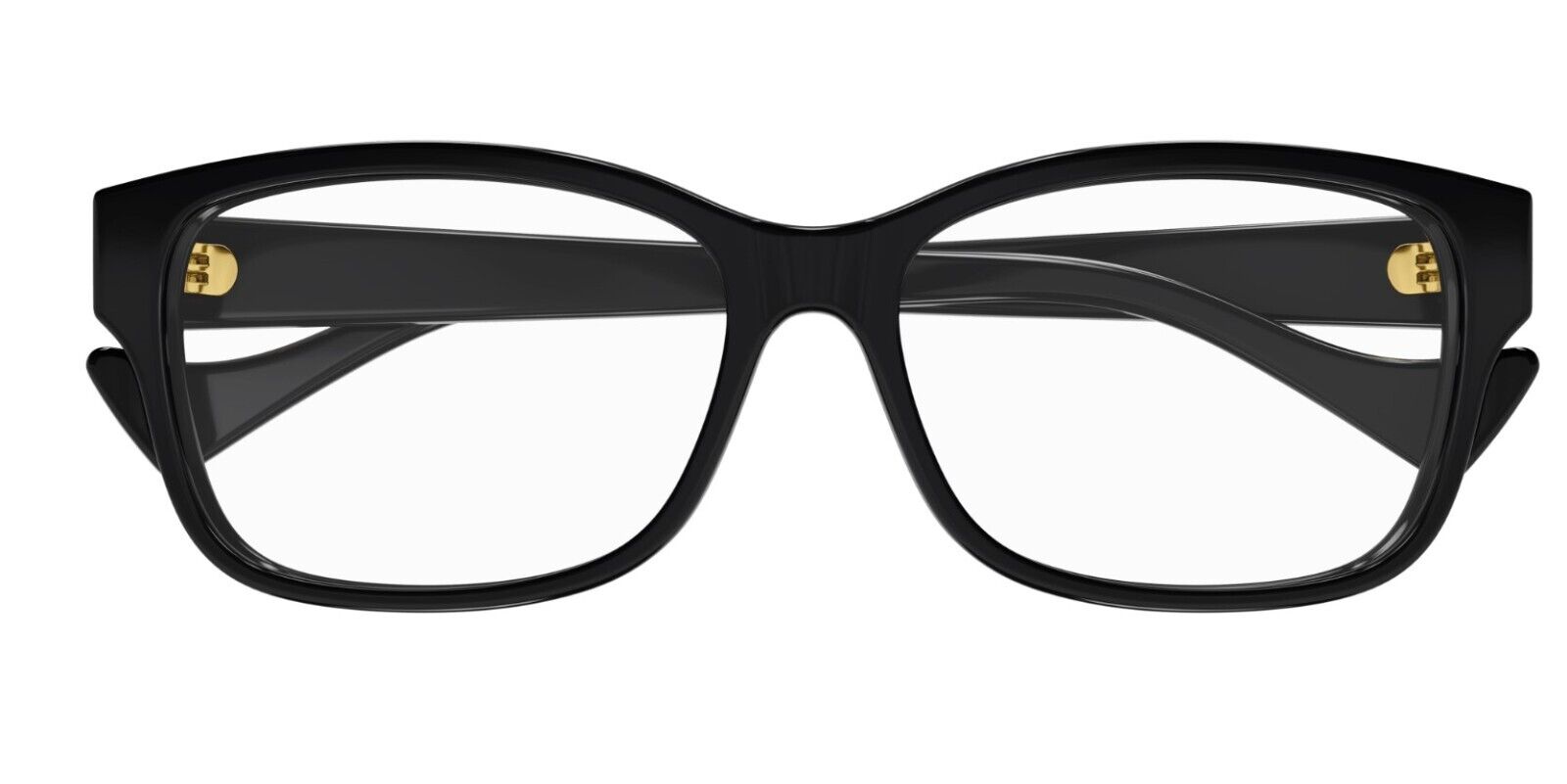 Gucci GG1259O 001 Black Rectangular Women's Eyeglasses - Stylish Designer Glasses for Women, UV Protection & Lightweight Frame | Perfect for Work, Driving & Fashion Accessories