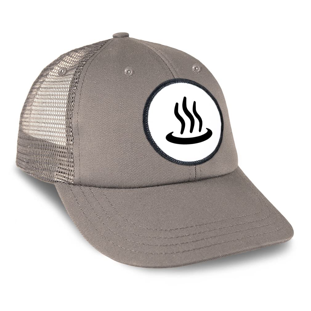 Speedy Pros Patch Hat - Adjustable Trucker Baseball Cap with Onsen Mark & Food Design - Comfortable Cotton for Men & Women - Perfect for Outdoor Activities, Sports, and Casual Wear