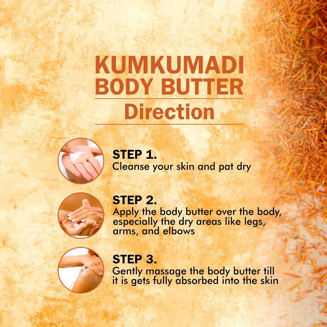 Nuerma Science Ayurvedic Kumkumadi (Saffron) Body Butter - Deep Moisturizing Cream with Vitamin E, Shea & Cocoa Butter for Radiant Skin - Enriched with Mulethi Extract & Aloe Vera (200g) - Perfect for Dry Skin Care & Nighttime Hydration