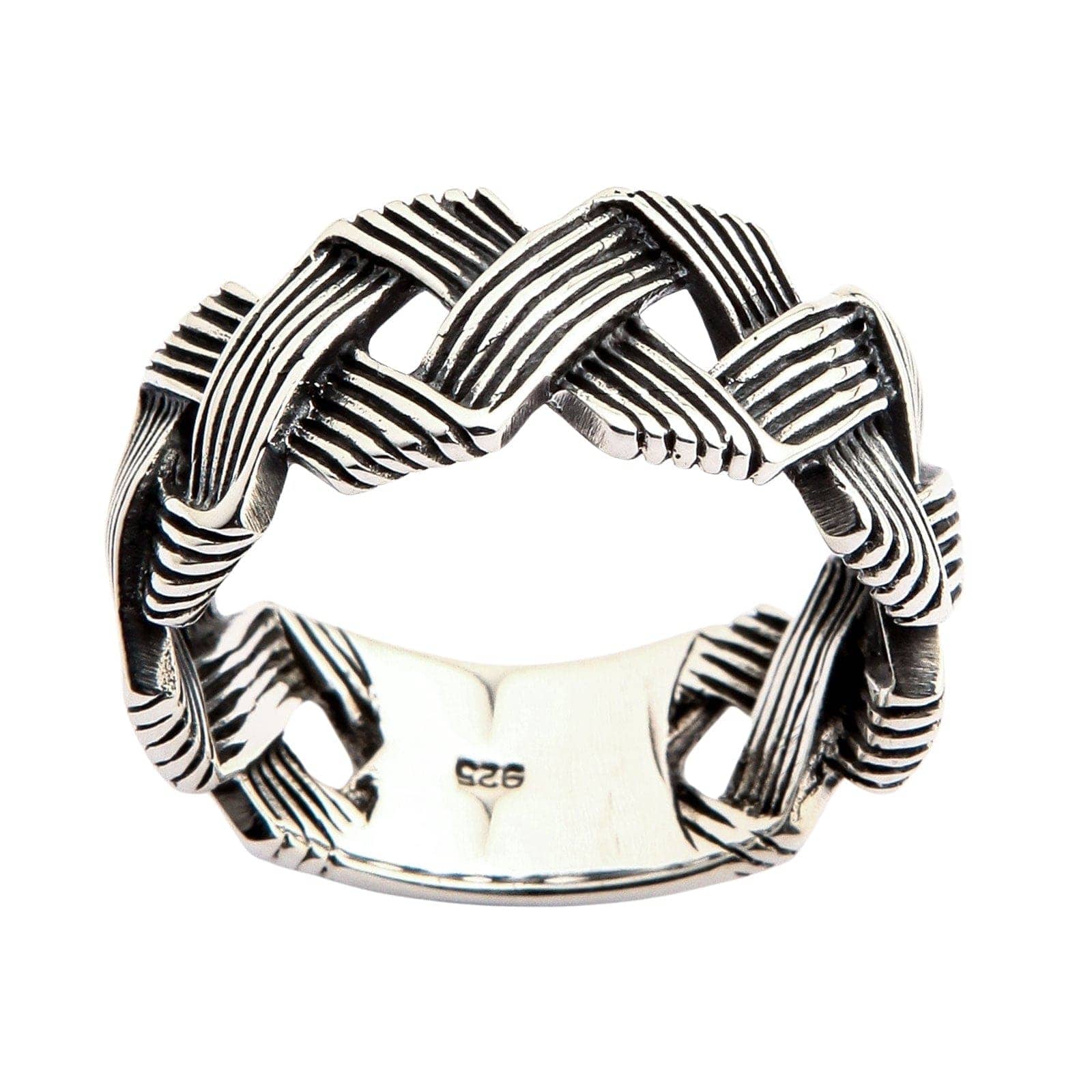 Handmade Wave Knot Sterling Silver Band Ring for Women - Boho Chic Jewelry for Everyday Wear & Special Occasions