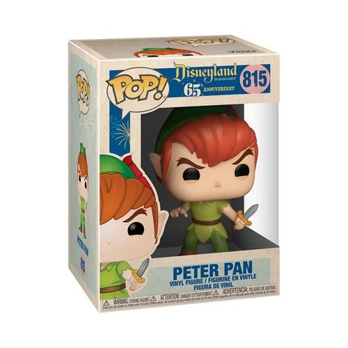 Disneyland 65th Anniversary Exclusive Peter Pan Pop! Vinyl Figure Collectible Toy - Perfect for Disney Fans, Collectors & Home Decor Display
