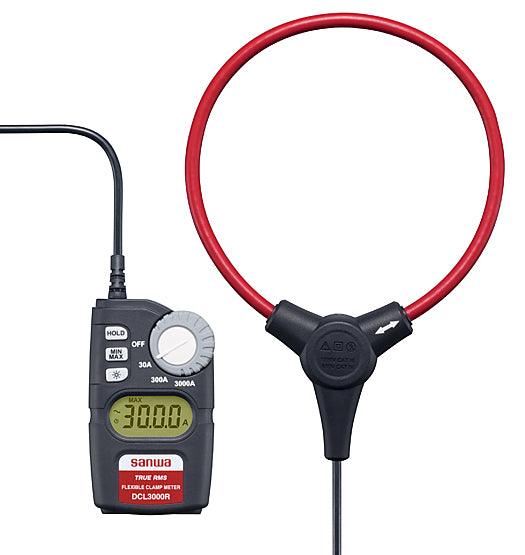 DCL3000R True RMS AC Clamp Meter with Flexible Conductor - Professional Electrical Testing Tool for HVAC, Industrial Maintenance & Home Electrical Repairs