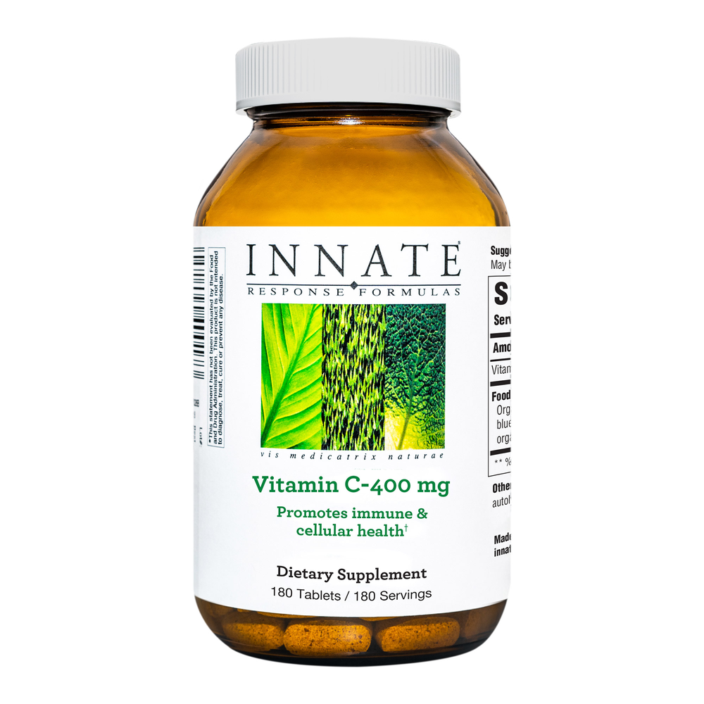 Innate Response Vitamin C 400mg - Immune Support Supplement with Natural Ingredients - Boost Energy & Immunity for Daily Wellness