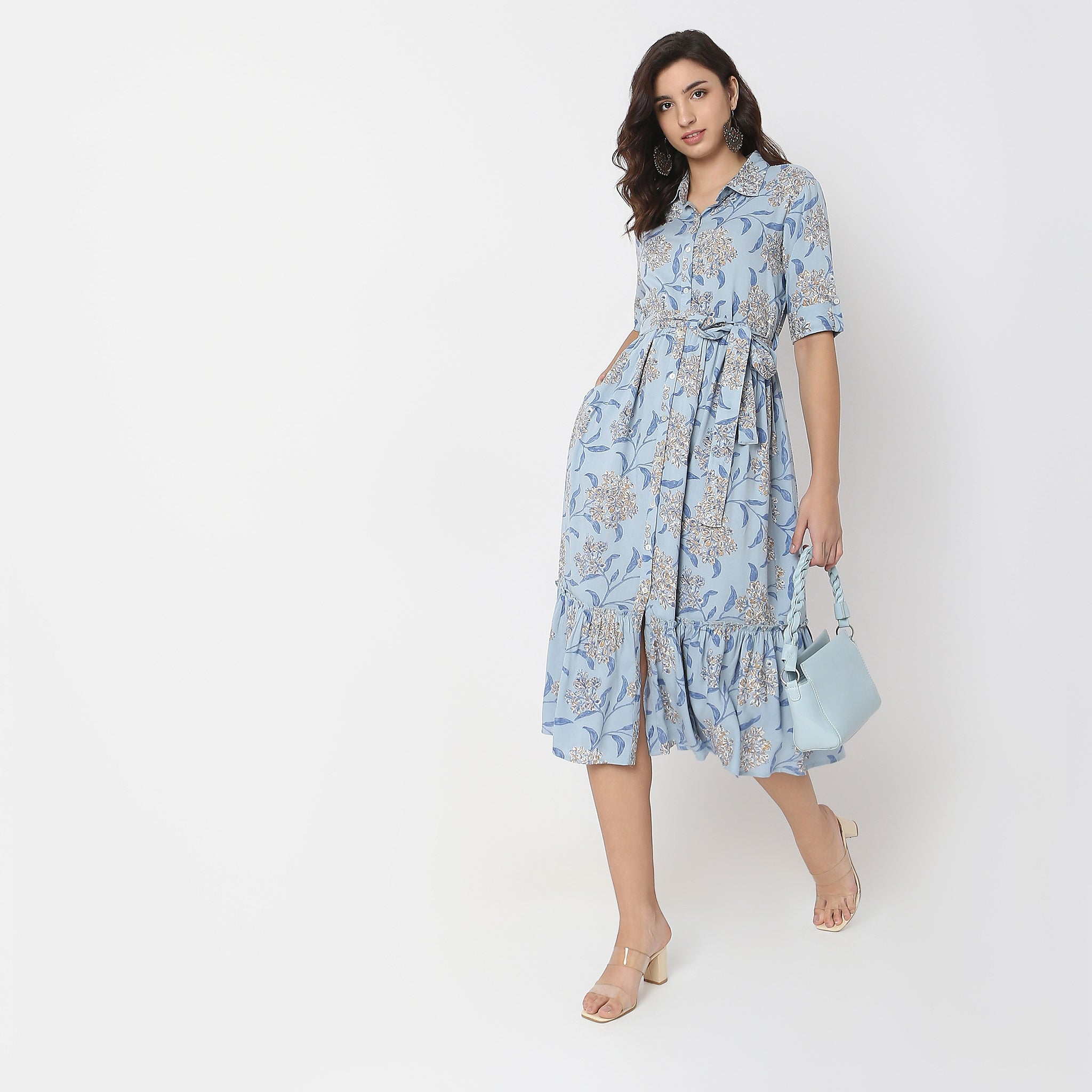 Flare Fit Printed Dress - Stylish Floral Summer Dress for Women | Perfect for Beach, Party & Casual Wear