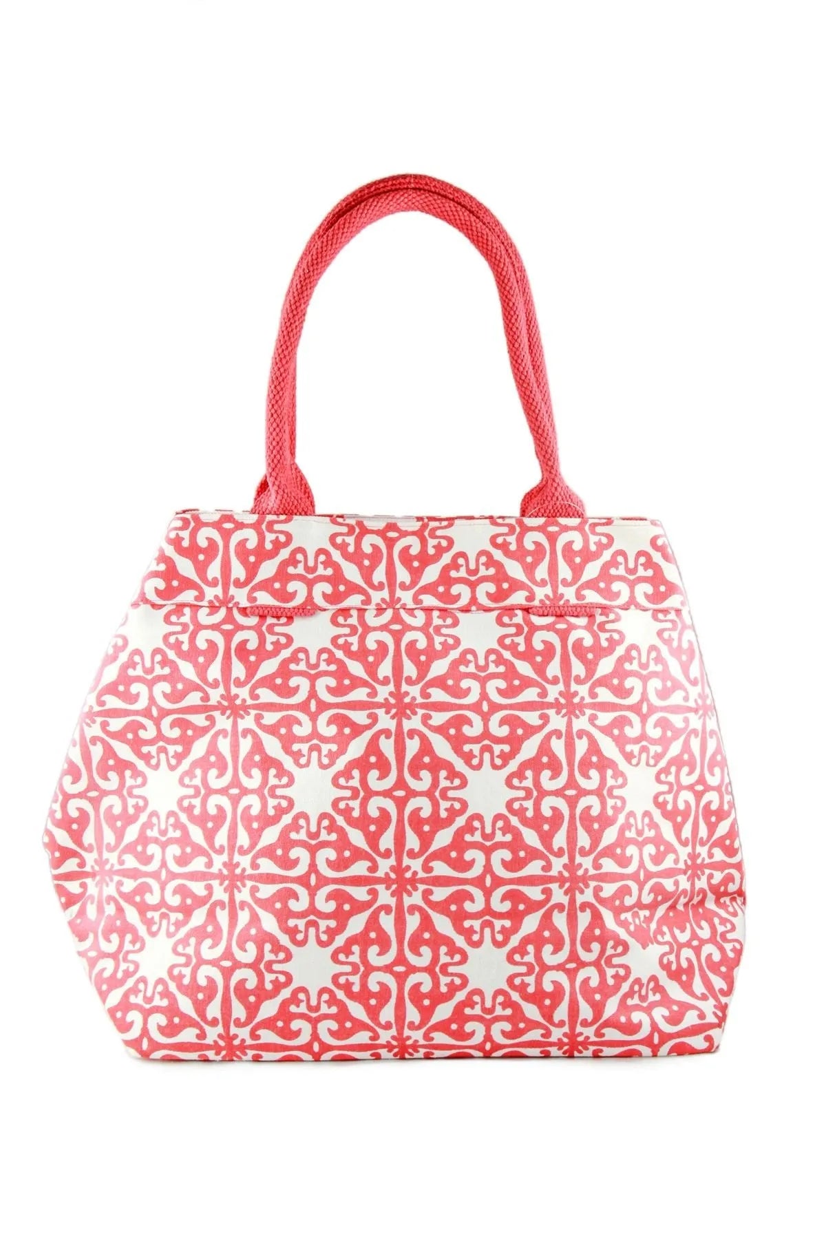 Stylish and Durable Tile Print Tote Bag for Women - Eco-Friendly Reusable Shopping Bag - Perfect for Groceries, Beach, Work, and Travel