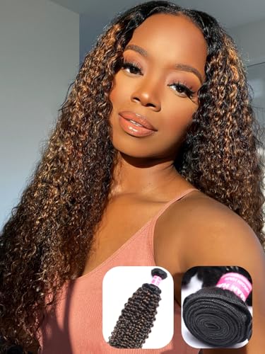 Ombre Brown Curly Hair Bundle