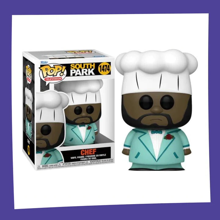 Funko Pop TV South Park Chef in Tuxedo Collectible Figure - Perfect for South Park Fans, Pop Culture Collectors, and Office Desk Decor