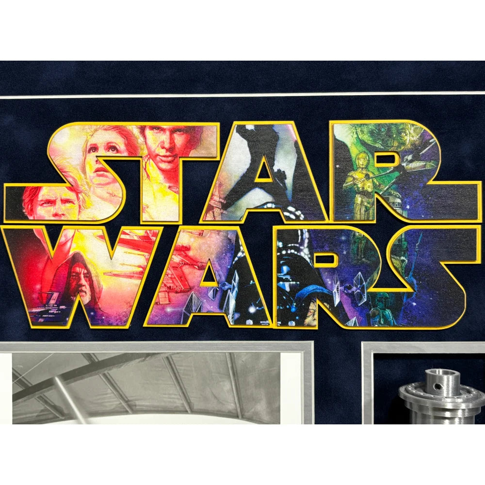 Mark Hamill Autographed Star Wars 8x10 Photo - Framed Collectible with JSA COA & Lightsaber Signature - Perfect for Star Wars Fans, Home Theater Decor & Memorabilia Displays