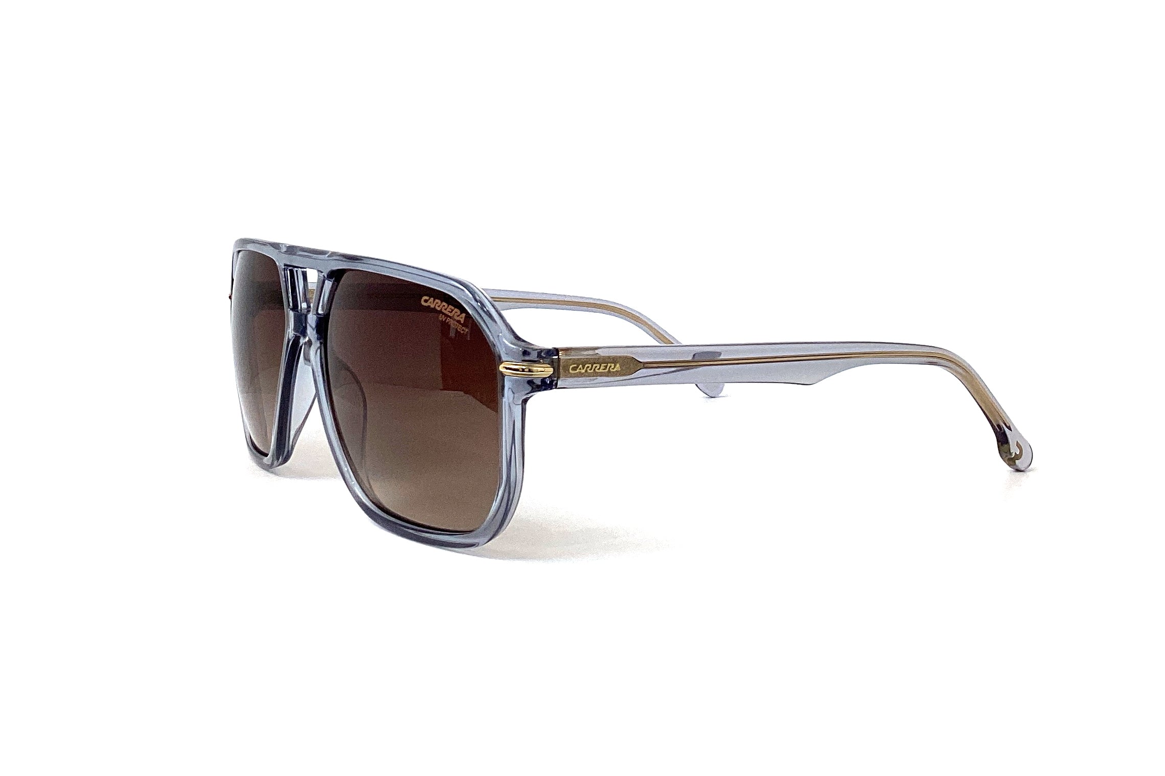 Carrera 302/S Sunglasses - Grey Polarized Sports Sunglasses for Men & Women - Perfect for Running, Cycling & Outdoor Activities