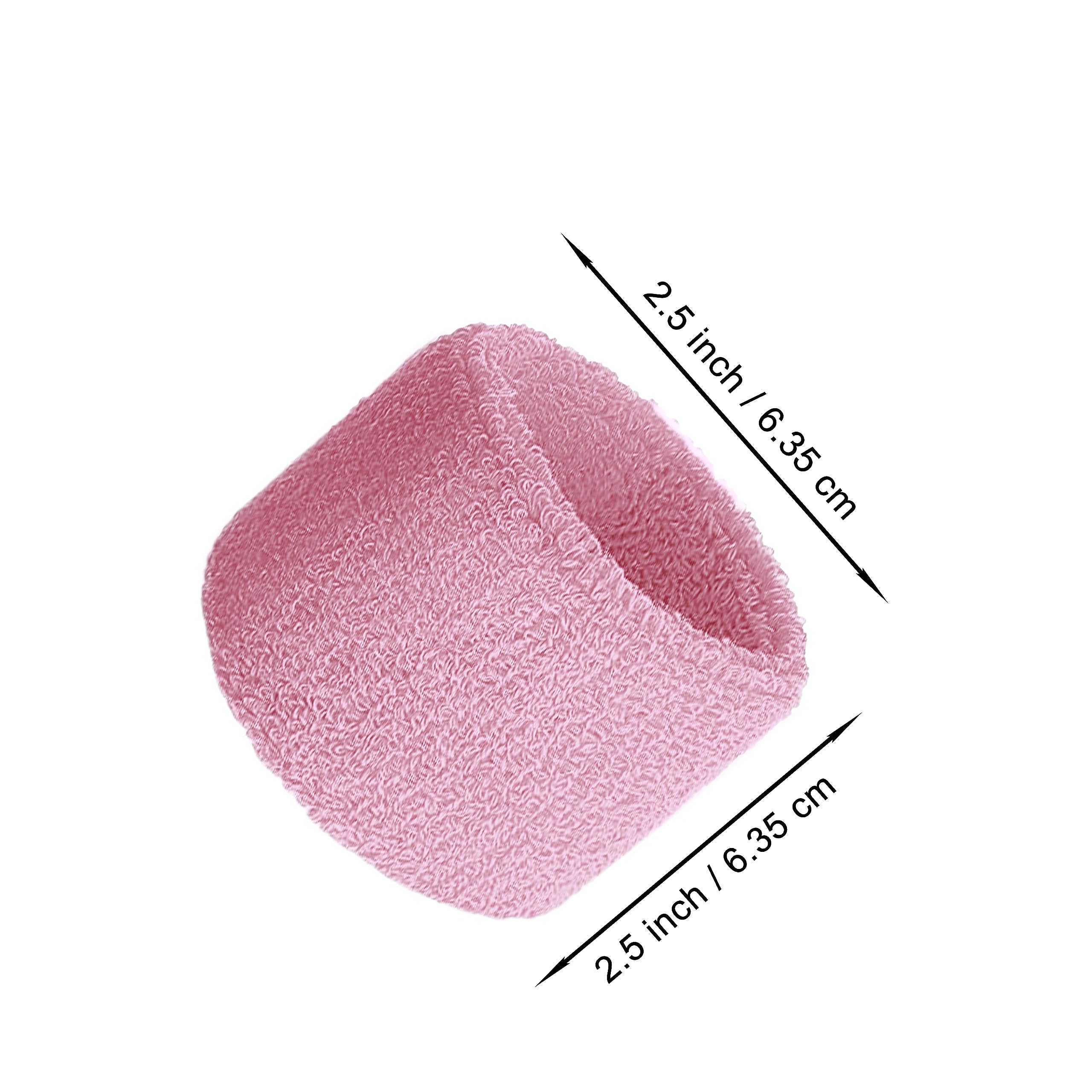 Pink Breast Cancer Awareness Sweat Wristbands for Women - 2.5 Inch Wide Sports Wristbands - 1 Pair - Ideal for Running, Gym Workouts & Cancer Awareness Events