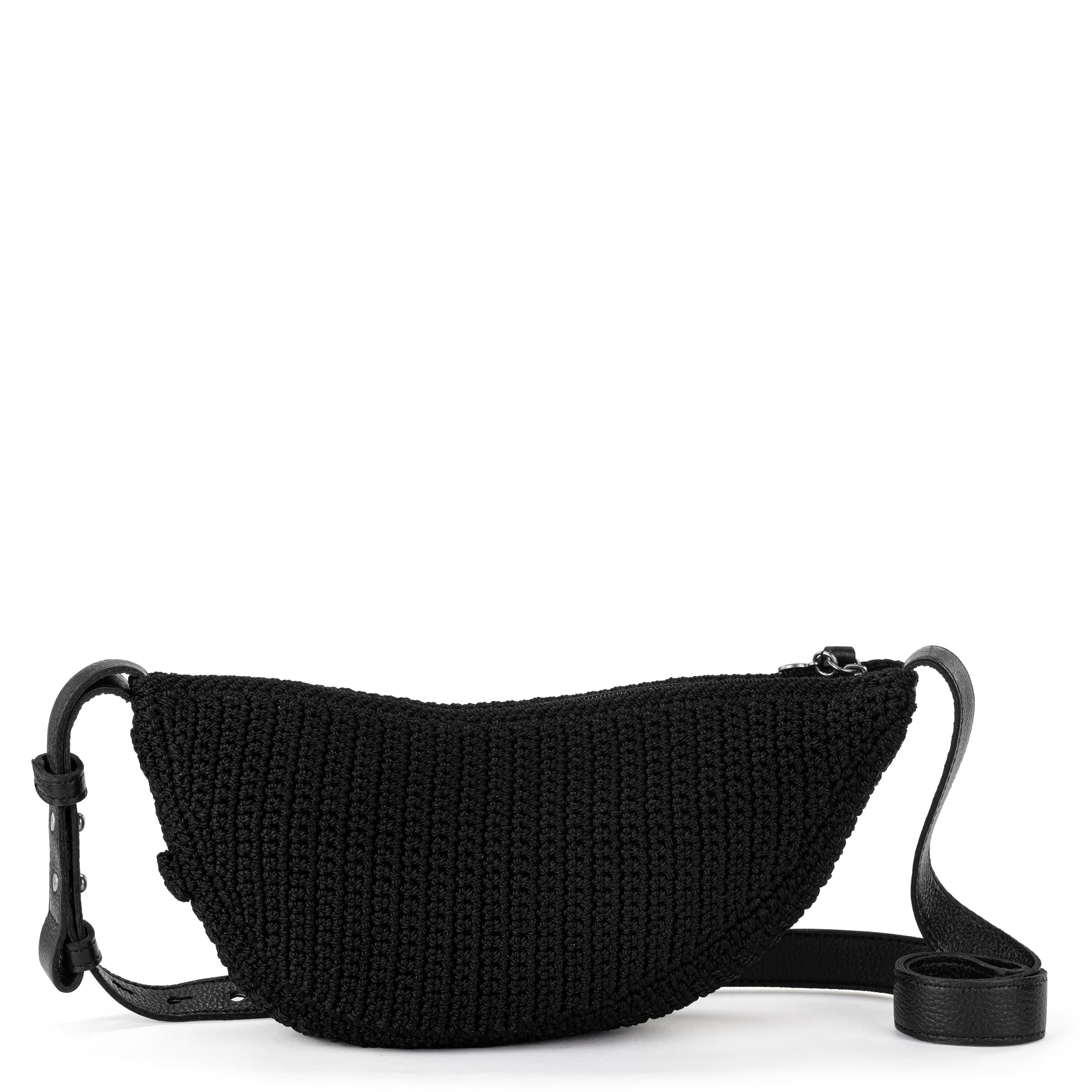 Handmade Black Tess Sling Bag - Boho Chic Crossbody Purse for Women - Perfect for Travel, Shopping & Everyday Use