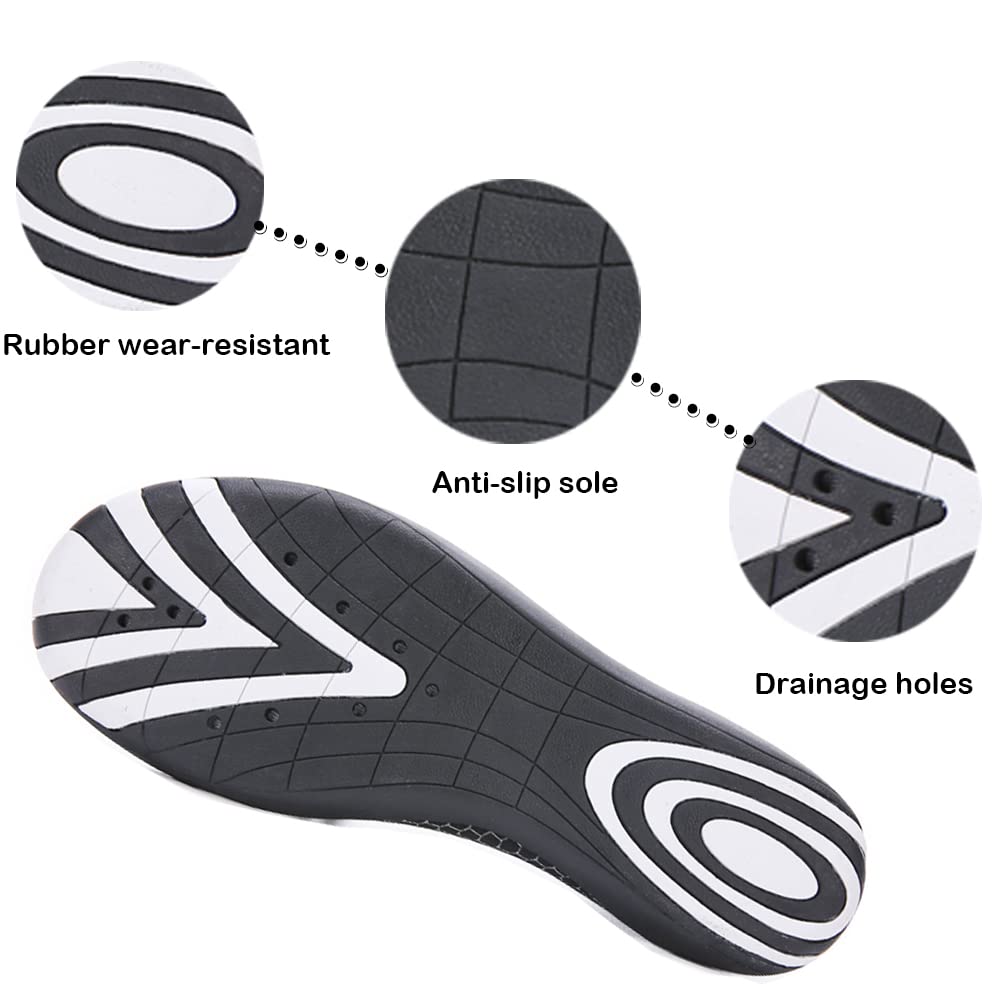 Quick-Dry Water Shoes for Women & Men - Lightweight Aqua Socks for Beach, Pool, Surfing & Water Park Activities - Perfect for Swimming, Walking & Outdoor Water Sports