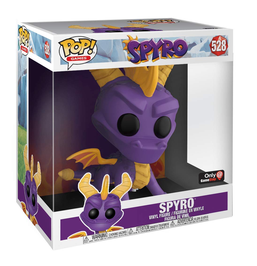 Exclusive 10-Inch Funko Pop! Spyro Vinyl Figure - Perfect for Gaming Collectors and Display Decor
