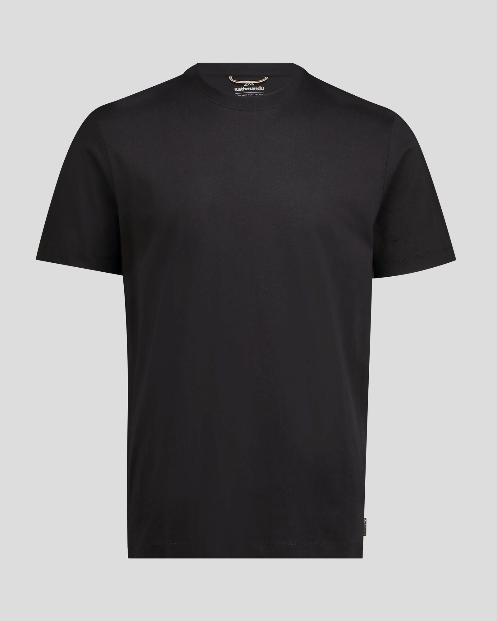 Organic Cotton Men's T-Shirt - Soft & Breathable Black Stingray Design - Casual Wear & Everyday Comfort