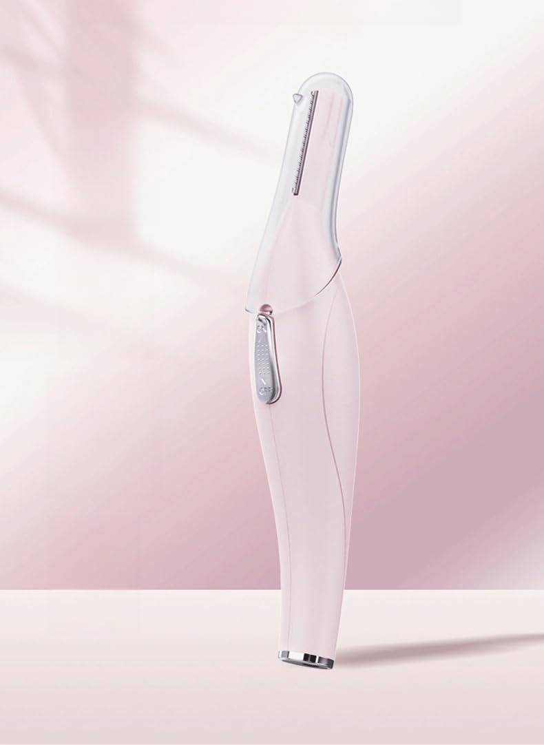 Painless Facial Hair Remover for Women - USB Rechargeable Eyebrow & Lip Hair Trimmer for Face, Sideburns | At-Home Salon Smooth Skin Care