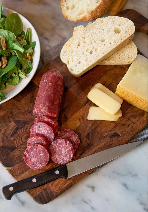Premium Acacia Wood End Grain Cutting Board - Heavy Duty Chopping Block for Kitchen, Butcher, and Meat Cutting - Perfect for Chefs, Home Cooks, and BBQ Enthusiasts