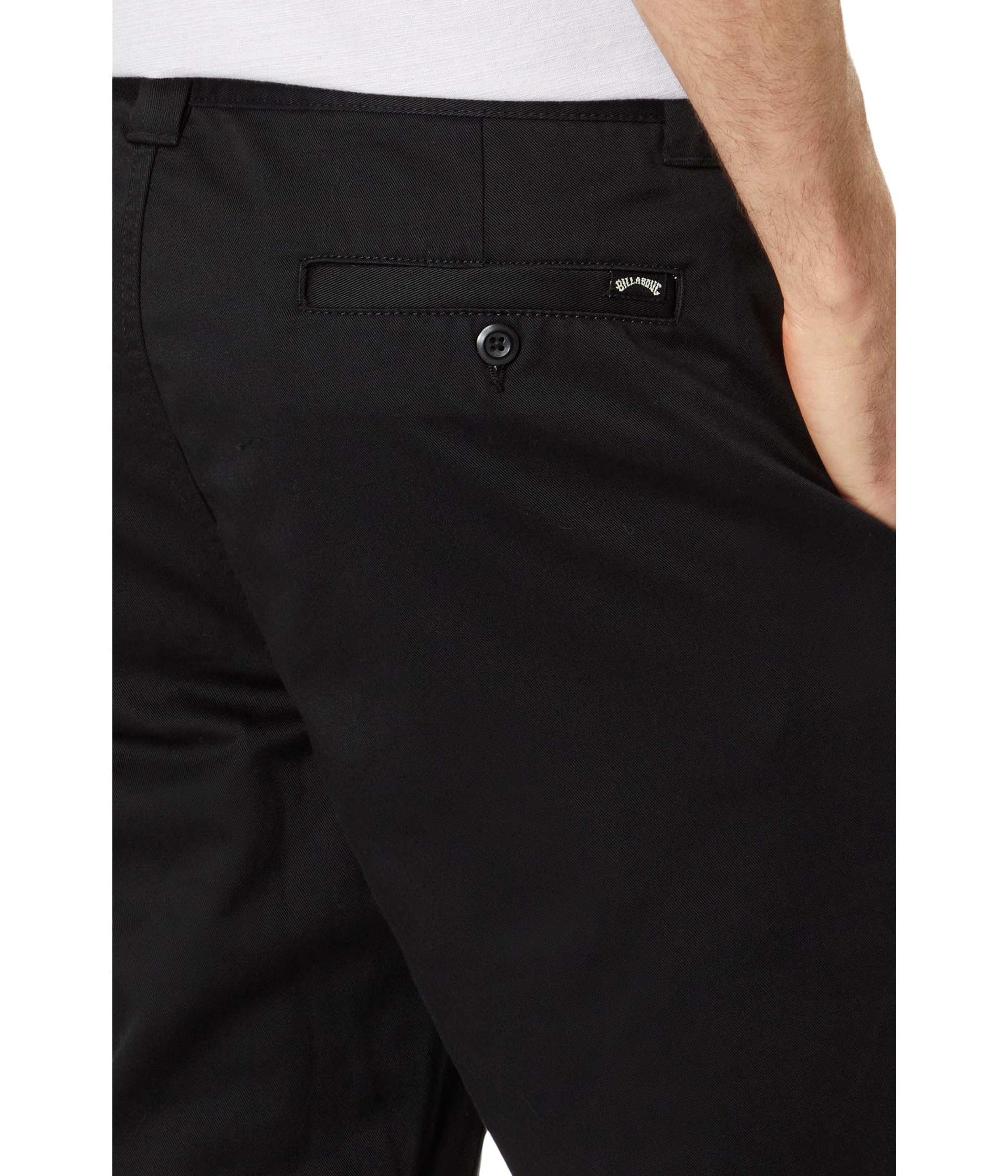 Billabong Carter Pants for Men - Classic Black Denim Jeans Size 29 | Comfortable Slim Fit Stretch Pants for Casual Wear, Surfing & Outdoor Activities