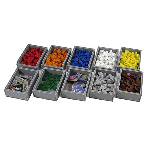 Folded Space Gaia Project Board Game Organizer Insert - Premium Storage Solution for Game Components | Perfect for Board Game Enthusiasts & Organized Game Nights