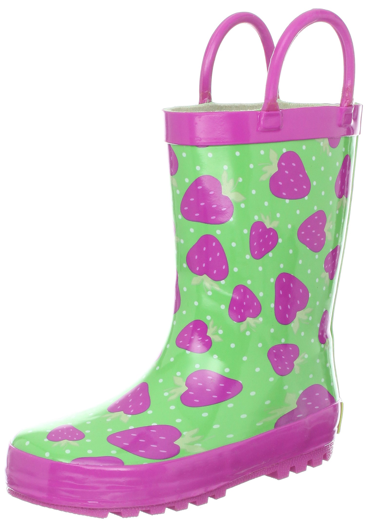 Western Chief Strawberry Toss Rain Boots for Kids - Waterproof Garden & Play Boots for Toddler, Little Kid & Big Kid - Perfect for Puddles, Outdoor Play & Farm Adventures