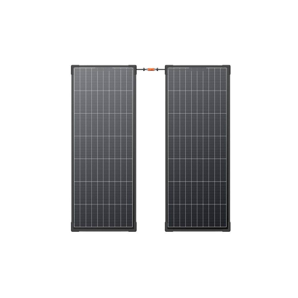 EcoFlow 130W RVMax Rigid Solar Panel - High Efficiency Portable Solar Charger for RV, Camping, Off-Grid Power & Emergency Backup