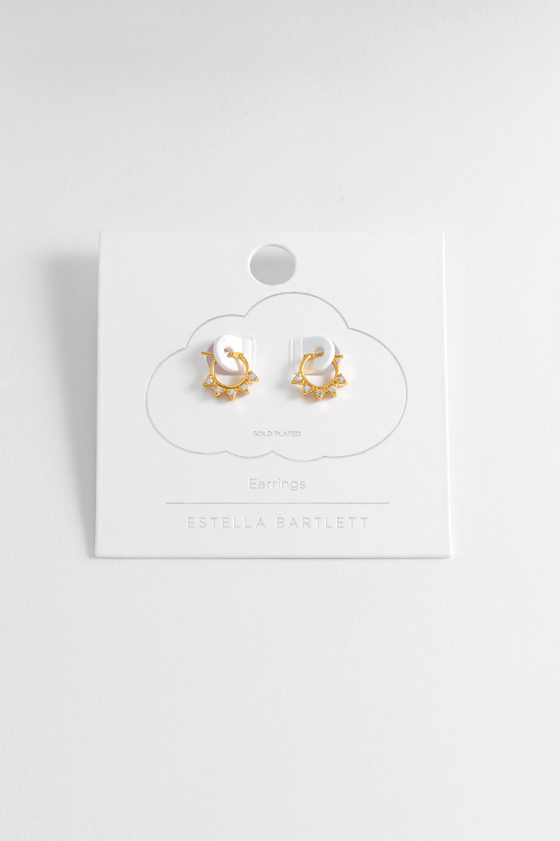 CZ Bunting Hoops - Premium Rhinestone Earrings for Women, Dangle Drop Earrings for Parties & Special Occasions | Perfect for Weddings, Prom, Date Night & Evening Events