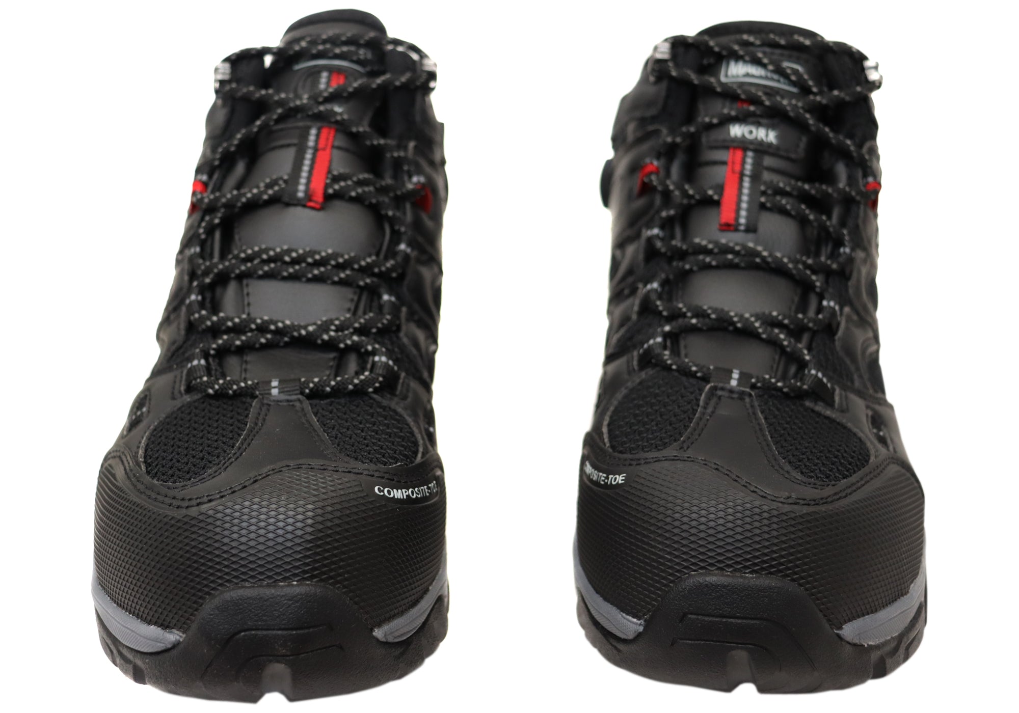 Magnum Men's XT Boron Mid Composite Toe Work Boots - Safety Lace Up Boots for Construction, Warehouse & Industrial Work