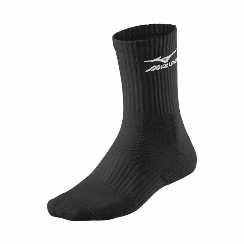 Mizuno Training Crew Socks 3 Pack - Moisture Wicking Athletic Socks for Men & Women - Perfect for Running, Gym Workouts & Sports Activities
