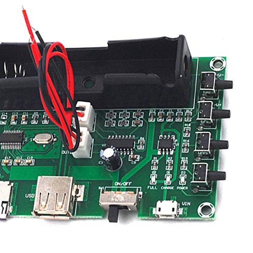 Dawafit XH-A150 10W Bluetooth Power Amplifier Board with Rechargeable Lithium Battery - DIY Mini Speaker Kit for Home, Office, and Outdoor Use