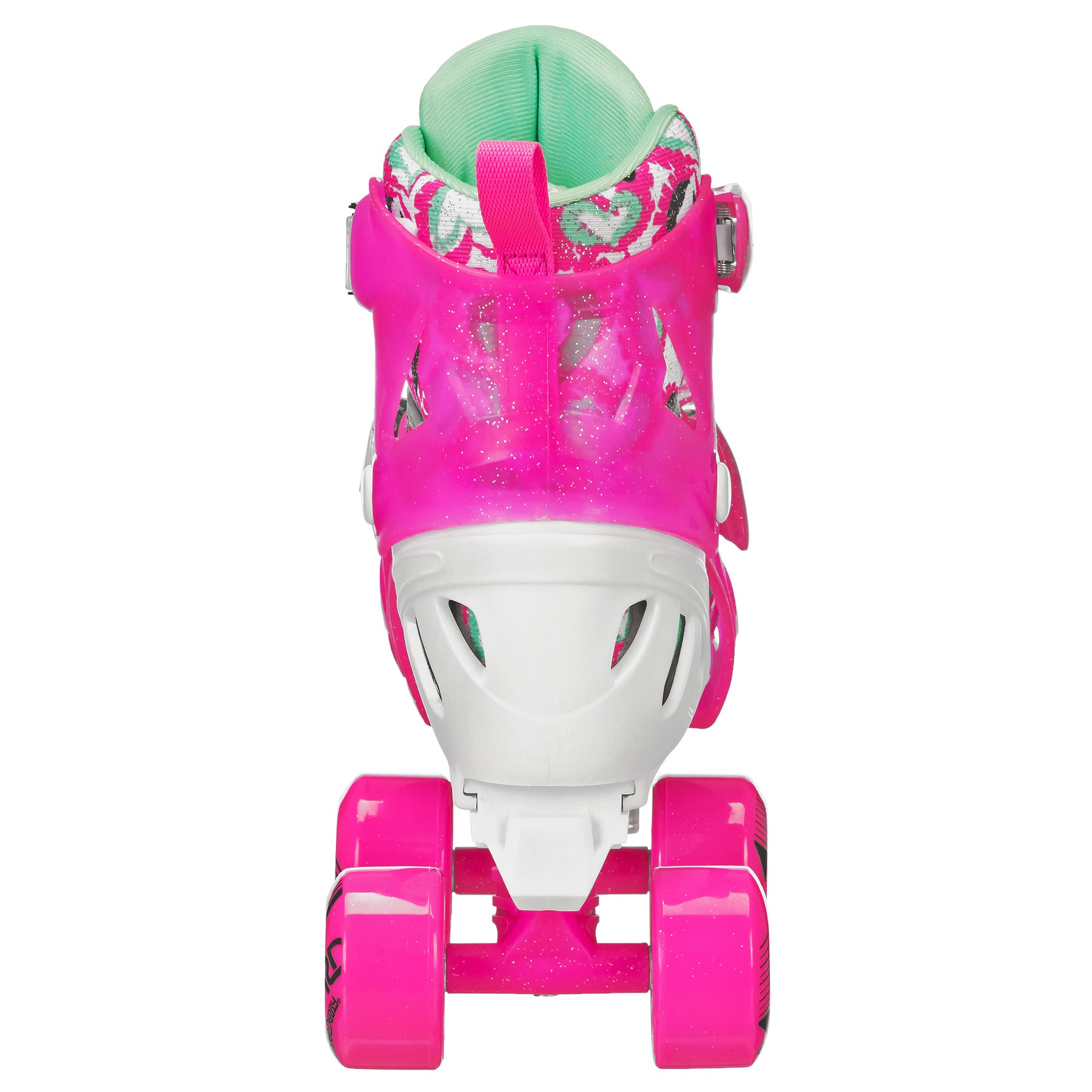 Trac Star Adjustable Roller Skates for Girls - Youth Quad Skates with Light-Up Wheels for Indoor & Outdoor Fun - Perfect for Birthday Gifts, Roller Rinks & Park Adventures