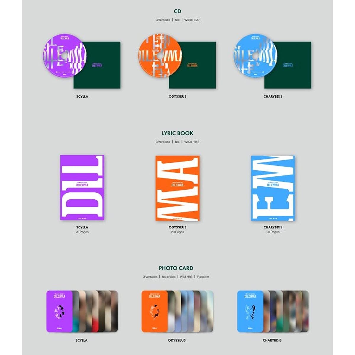 ENHYPEN 1st Album - Dimension: Dilemma (Random Version) with Folded Poster | K-Pop Collectible for Fans | Perfect for Gifts, Display & Music Enjoyment