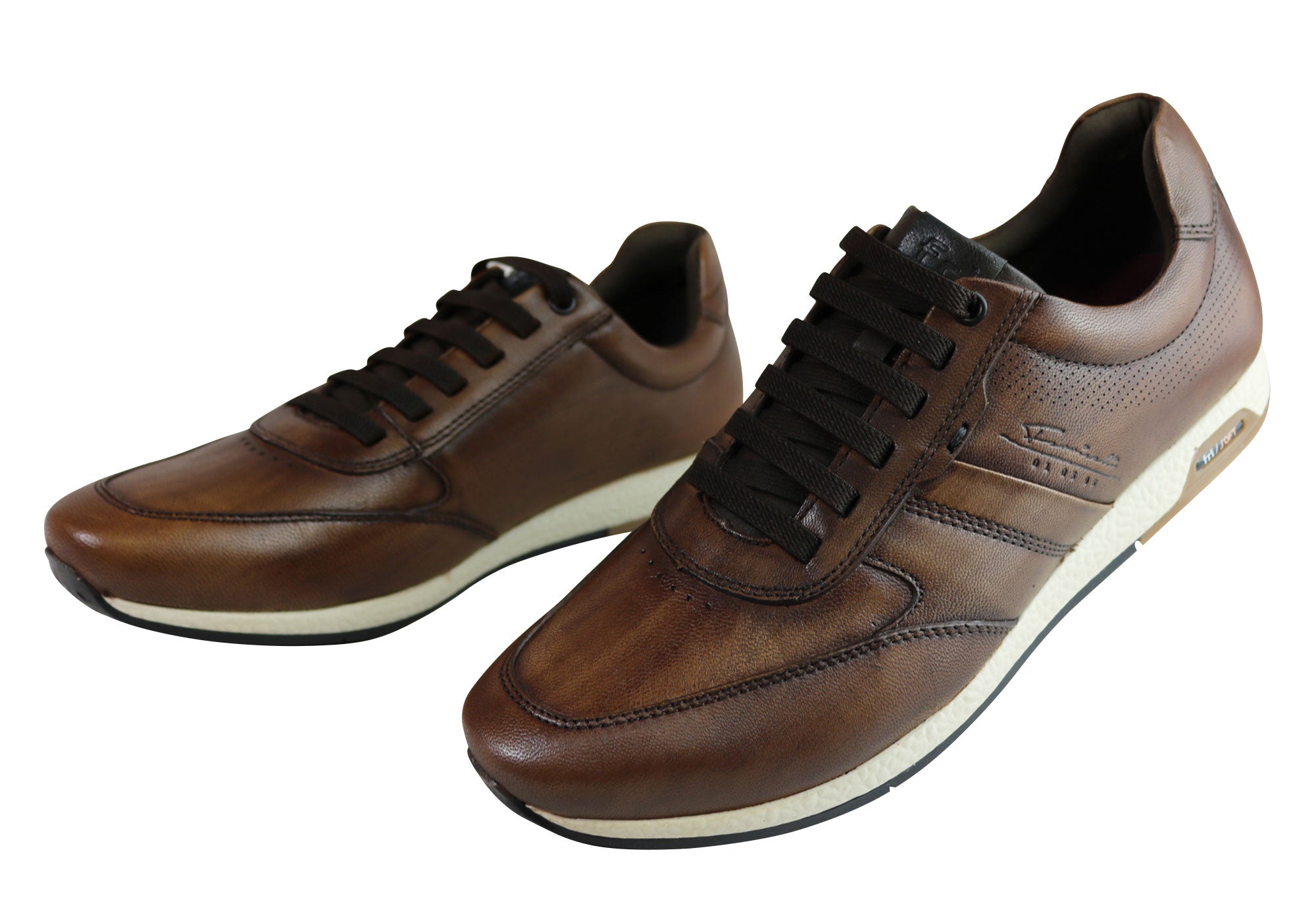 Ferricelli Neals Men's Comfort Leather Slip-On Casual Shoes - Handmade in Brazil - Perfect for Work, Travel & Everyday Wear