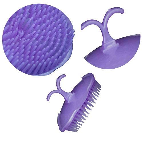 APOEM Round Shampoo Brush for Hair Care - Scalp Massager & Detangler for Men & Women (2-Pack) - Perfect for Salon, Home & Travel Use