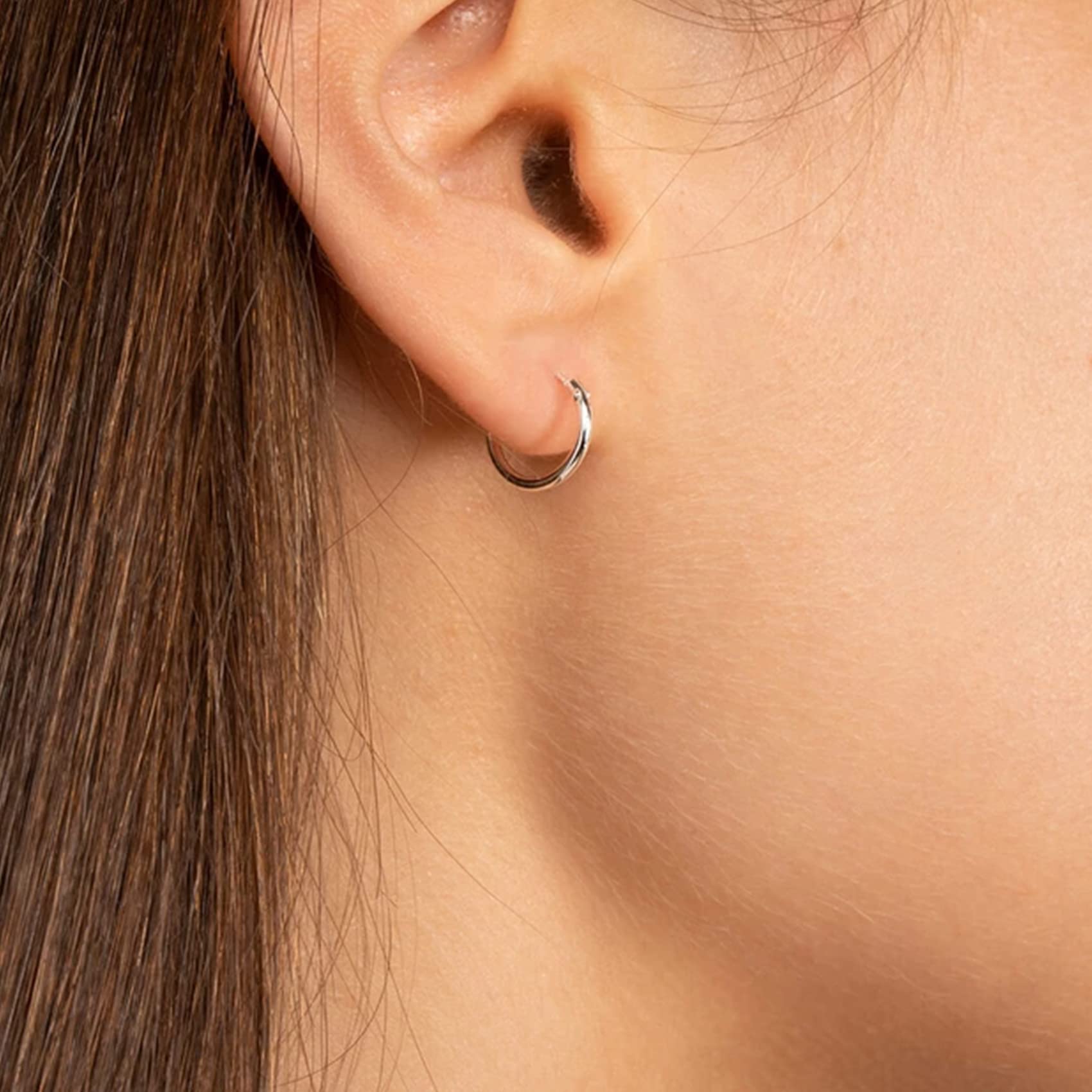 EPIRORA 925 Sterling Silver Hoop Earrings Set - 3 Pairs Small Cartilage Hoops for Women & Men | Hypoallergenic Tragus, Nose & Lip Rings | Perfect for Everyday Wear, Gifts & Body Piercing Jewelry