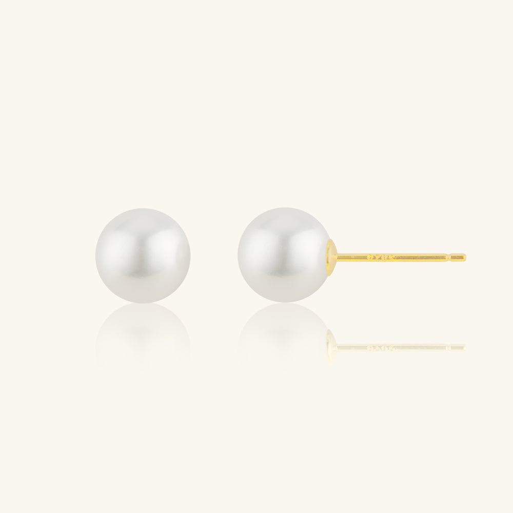 AAA Freshwater Pearl Stud Earrings for Women - Classic Elegant Jewelry Gift for Wedding, Anniversary & Special Occasions