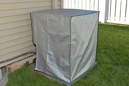 Comp-Bind Technology Waterproof Grey Padded Air Conditioning Cover for Lennox Merit Model 14ACX-048, 28.5''W x 28.5''D x 37.5''H, Ideal for Outdoor Unit Protection in All Seasons