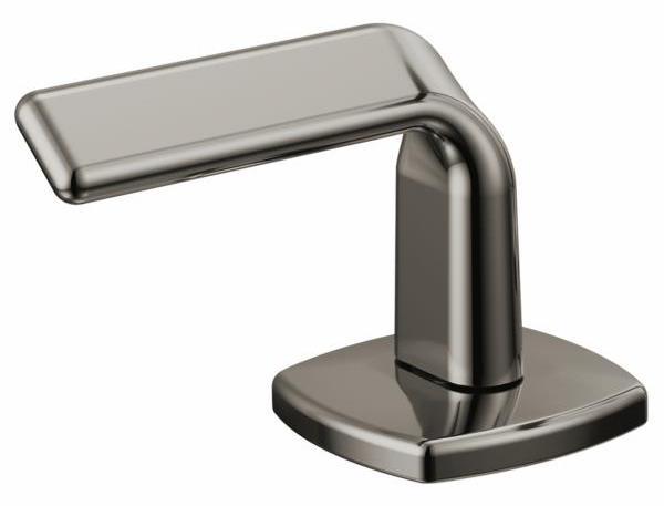 Allaria Twist Lever Handle Kit for Widespread Bathroom Faucet - Pair in Brilliance Black Onyx (HL5367 BNX Brizo) | Modern Bathroom Upgrade for Sink & Vanity