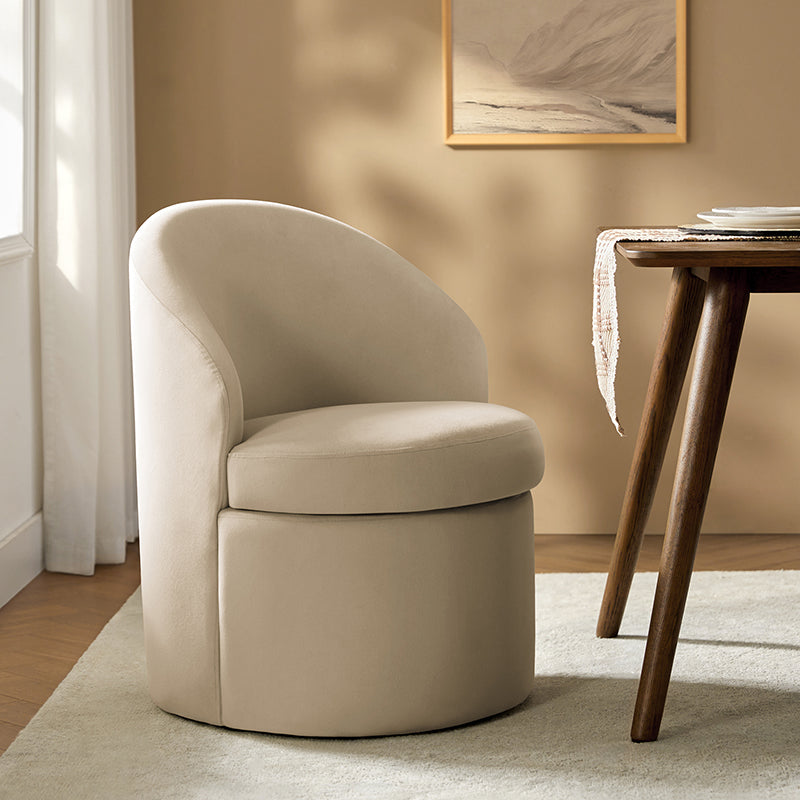 Elegant Vanity Chair with Storage - Upholstered Makeup Stool with Hidden Compartment for Bedroom, Dressing Room & Beauty Salon - Perfect for Cosmetics, Jewelry & Accessories Organization