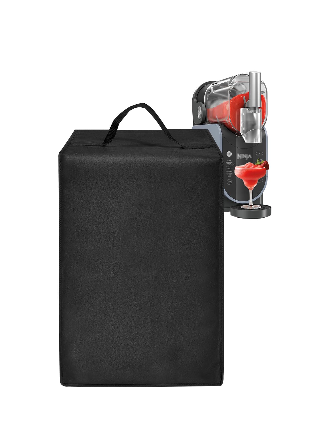Waterproof & Dustproof Anti-Static Nylon Cover for Ninja Professional Slushie Maker FS301/FS301C - Perfect for Home Bars, Parties & Outdoor Events (Black)