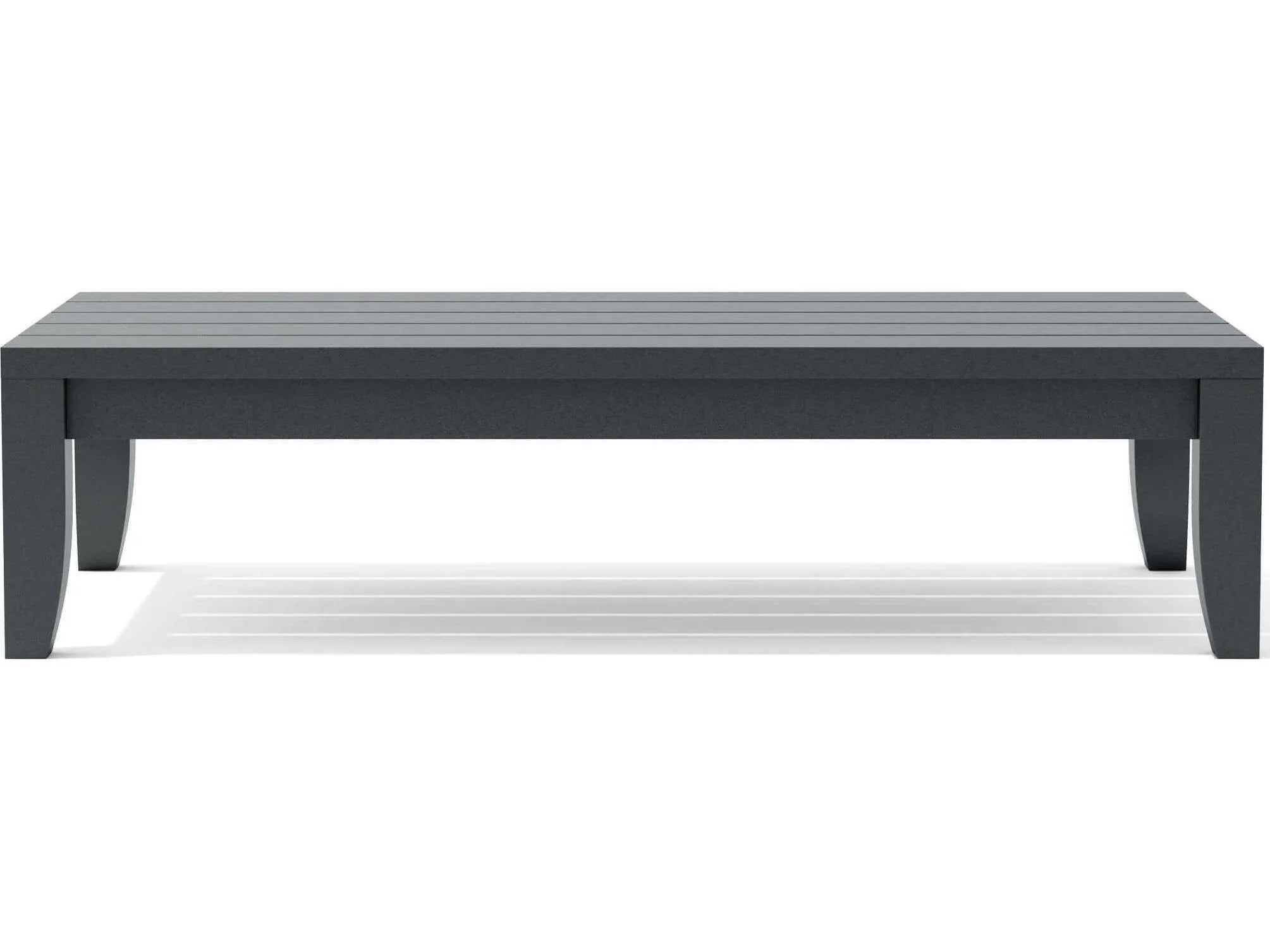 Anderson Teak Coronado Aluminum Rectangular Coffee Table - Outdoor Patio Furniture - Weather-Resistant & Durable - Perfect for Poolside, Garden or Deck Use