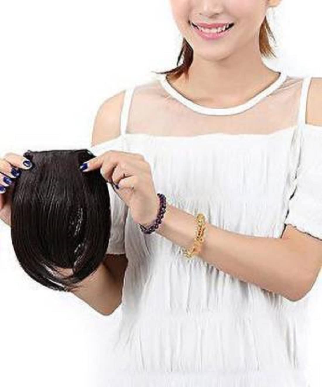 Stylish Hair Bangs for Women - Natural-Looking Fringe Clips & Extensions - Perfect for Cosplay, Daily Wear & Fashion Styling