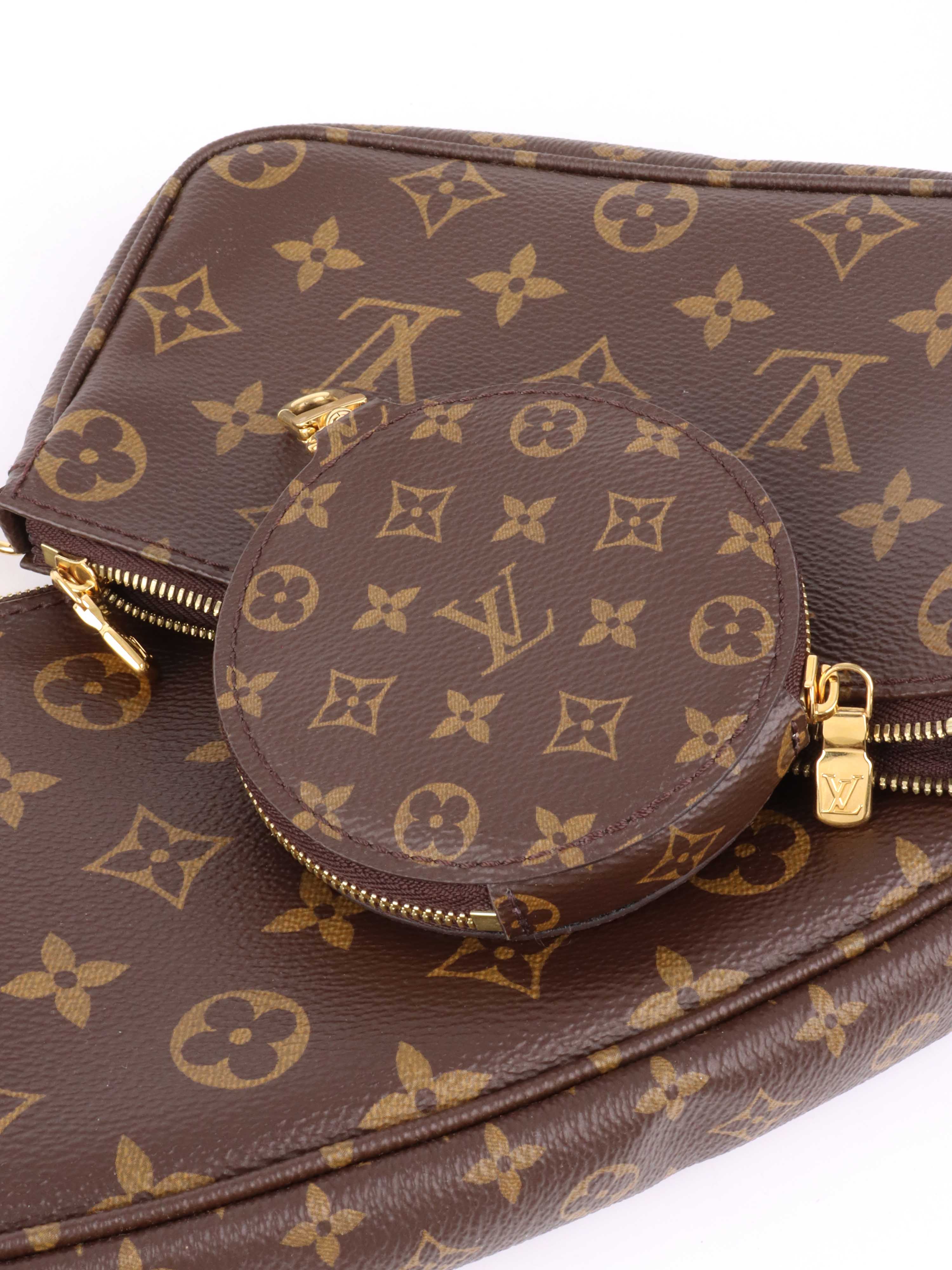Louis Vuitton Multi Pochette Accessories Bag - Crossbody Purse with Removable Straps & Pouches - Perfect for Travel, Work & Everyday Use