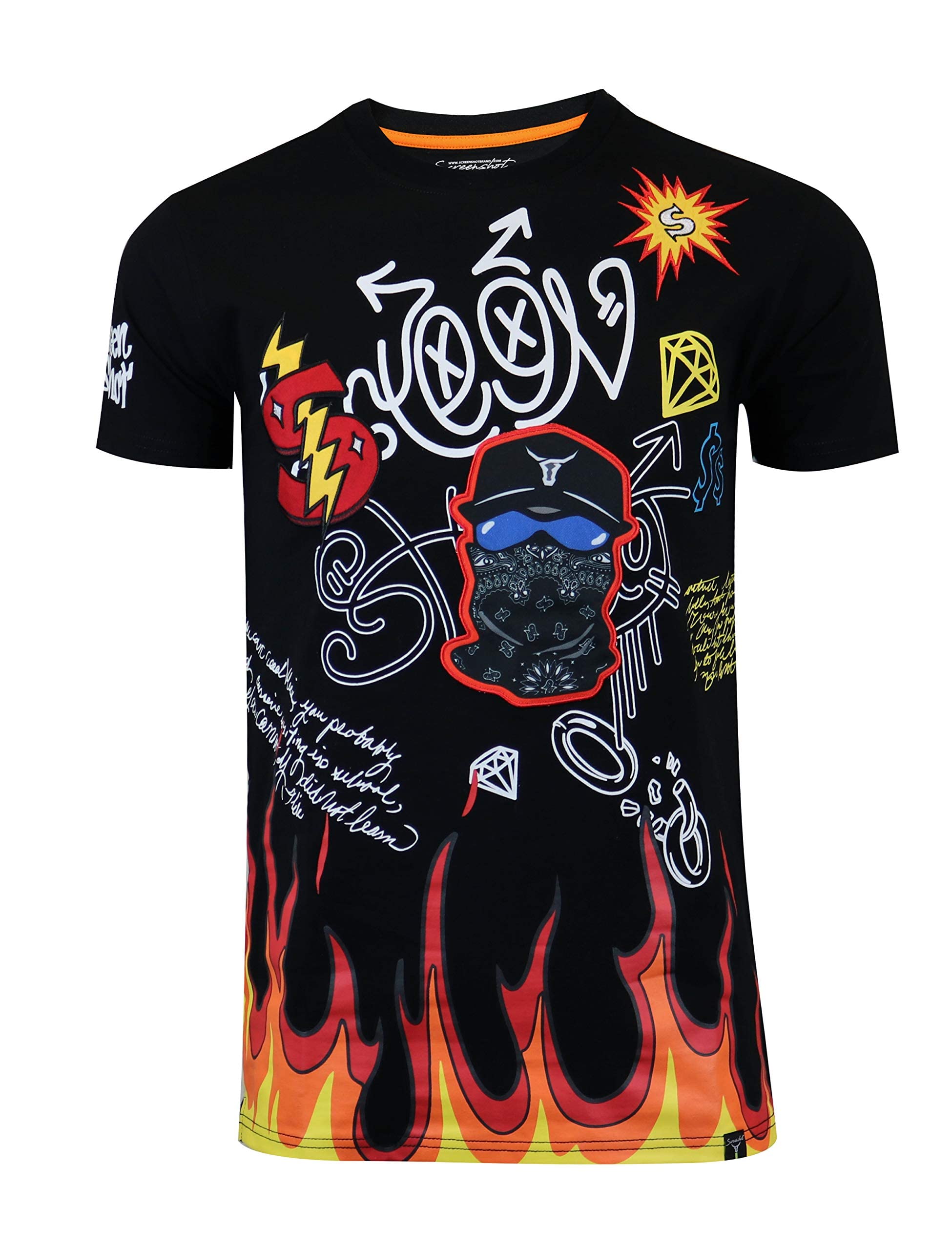 Premium Urban Streetwear Men's Hipster Hip-Hop Graphic T-Shirt - Latest Animation Fashion Tee for Casual Wear & Street Style Outfits
