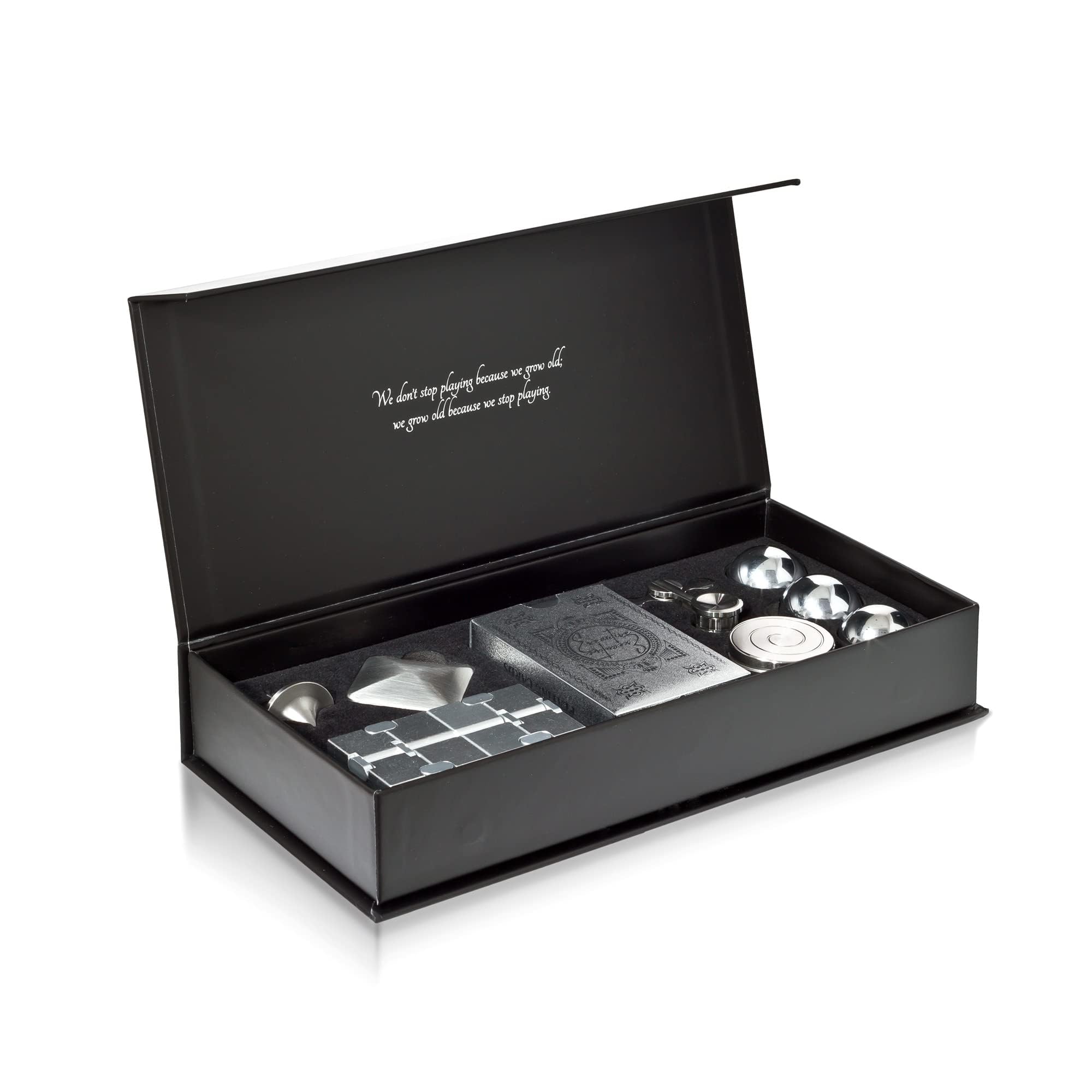Premium Executive Fidget Set - Stress Relief Sensory Toys for Adults with ADHD & Anxiety | Office Desk Decor | Corporate Gift for Employees & Clients | Perfect for Work, Meetings & Home Relaxation