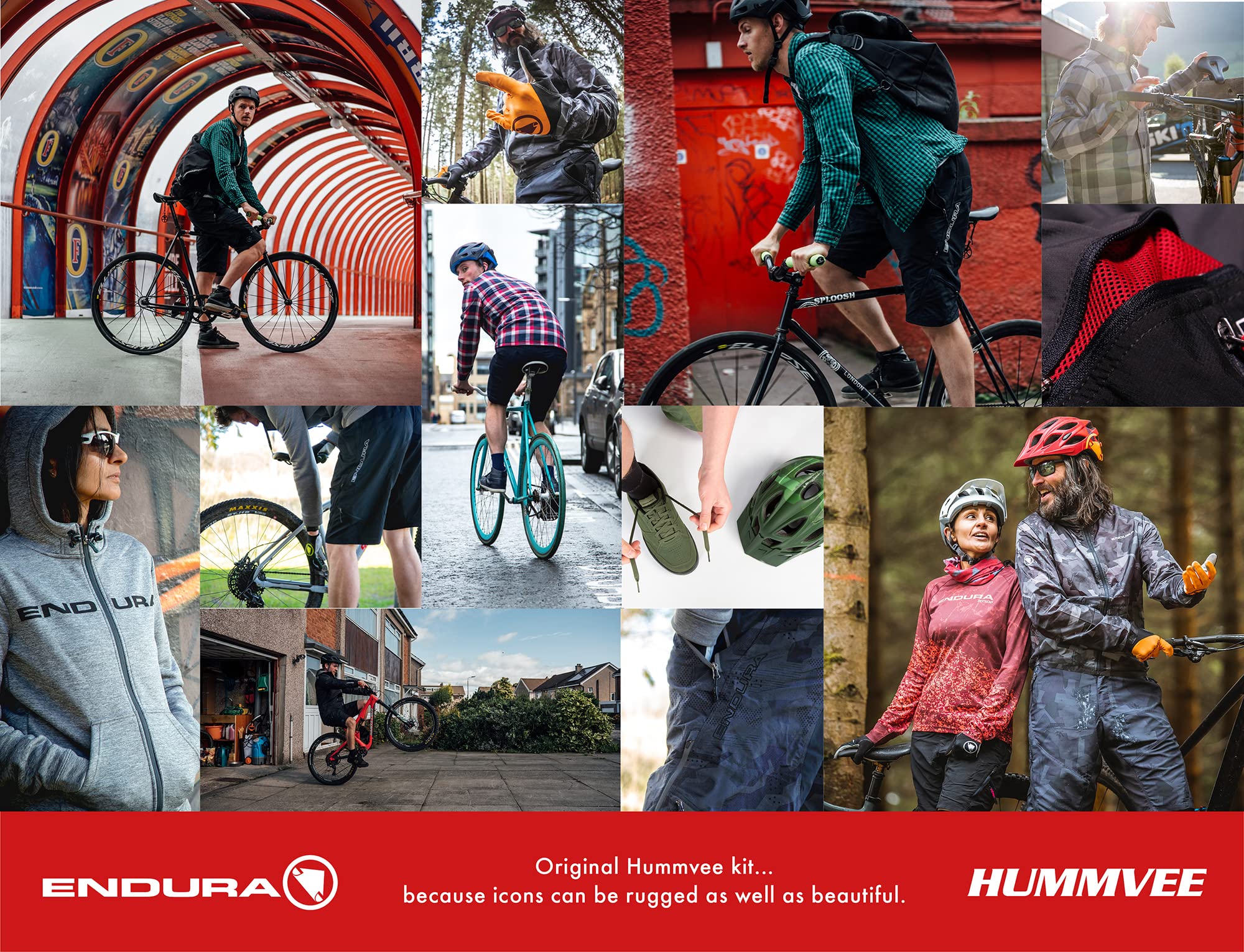 Endura Men's Hummvee Mountain Bike Baggy Cycling Pants - Durable & Comfortable MTB Biking Shorts for Trail Riding & Outdoor Adventures