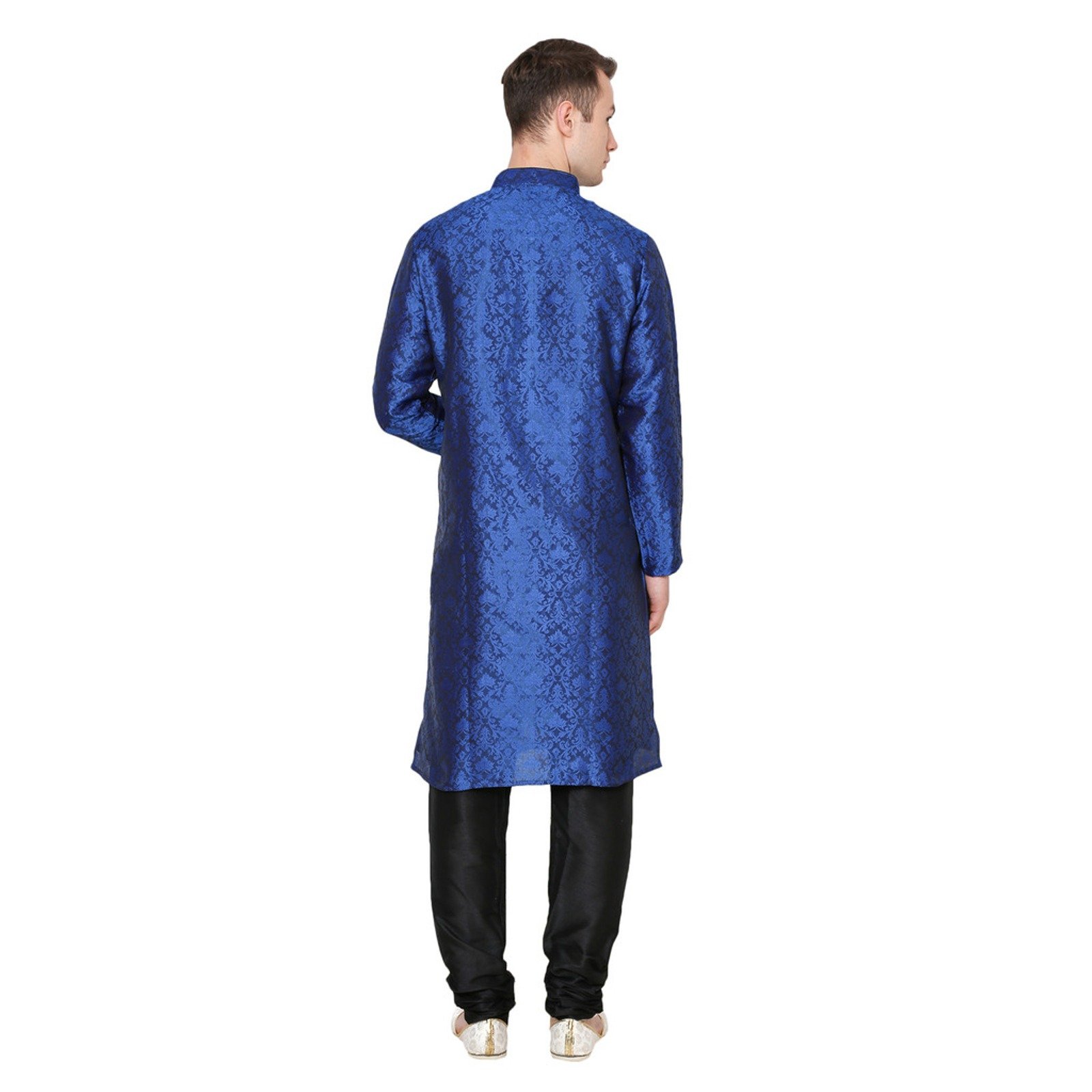Royal Blue Indian Kurta Pajama Set for Men | Traditional Bollywood Wear | Cultural Costume for Festivals, Weddings & Special Occasions