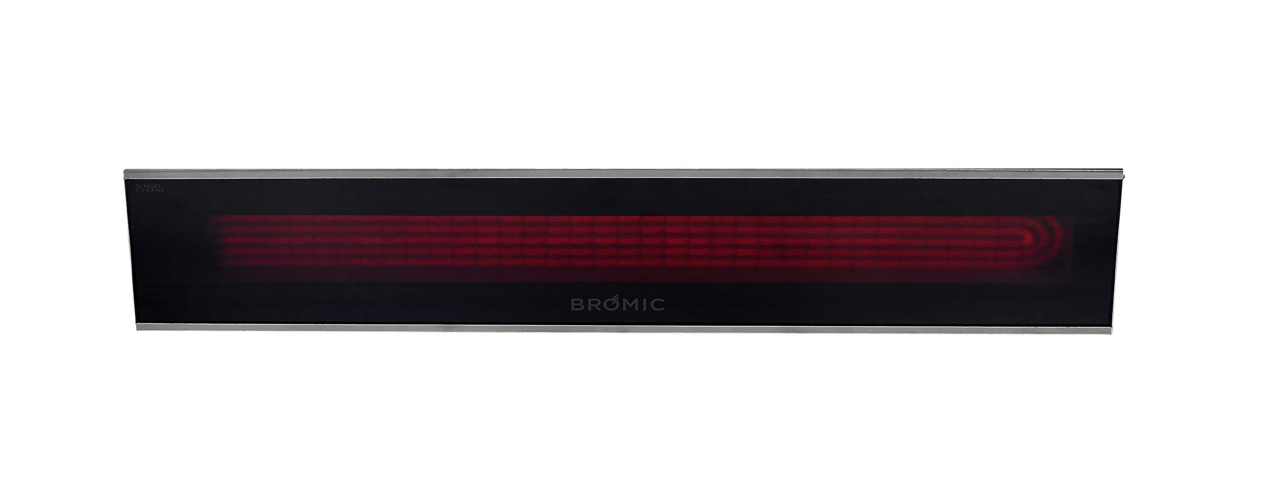 Platinum Smart-Heat 3400W Electric Patio Heater - Outdoor Space Heater for Patio, Deck, Garden & Backyard - 220-240V Black Weatherproof Heating Solution