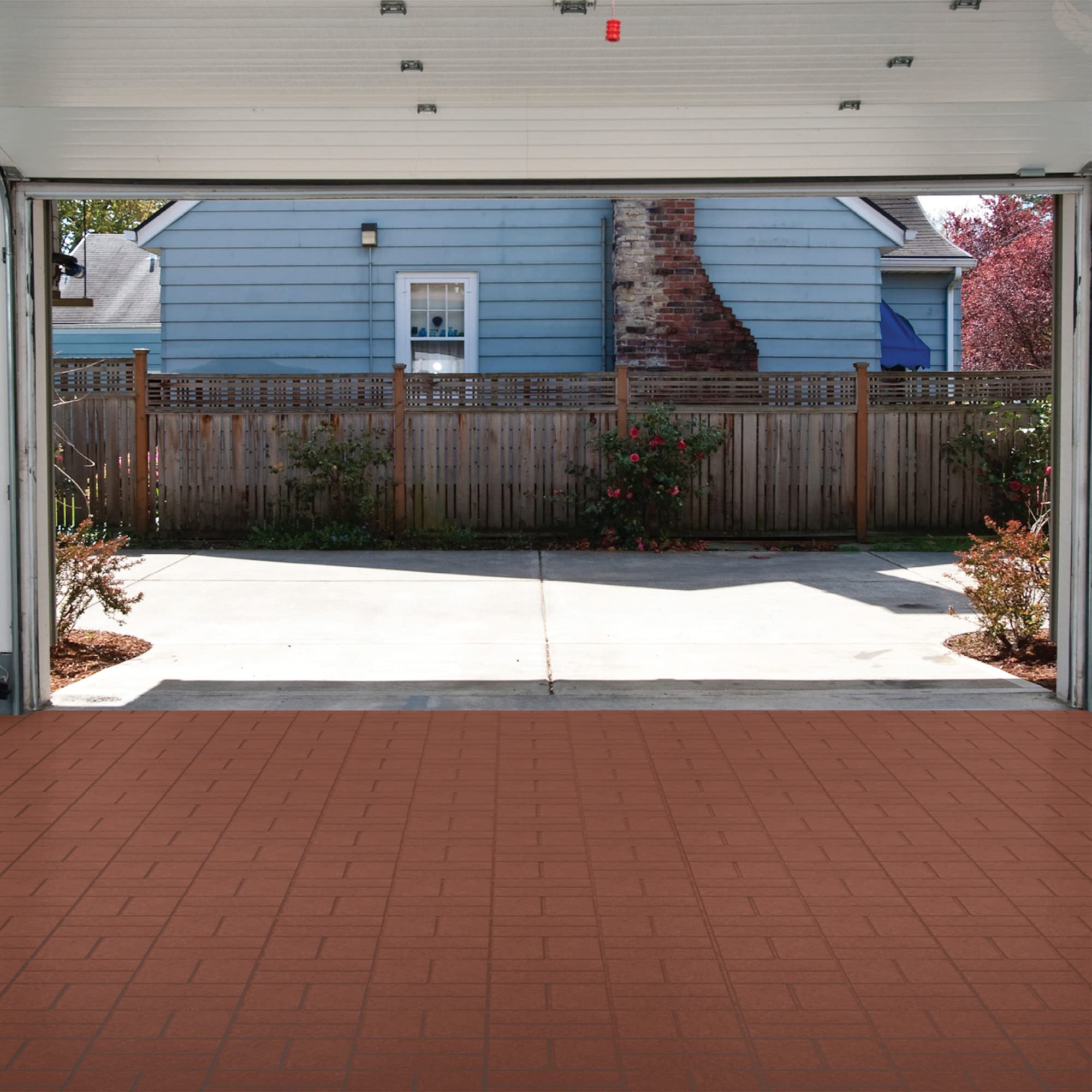 Rubberific Dual-Sided Rubber Paver Tiles - 16