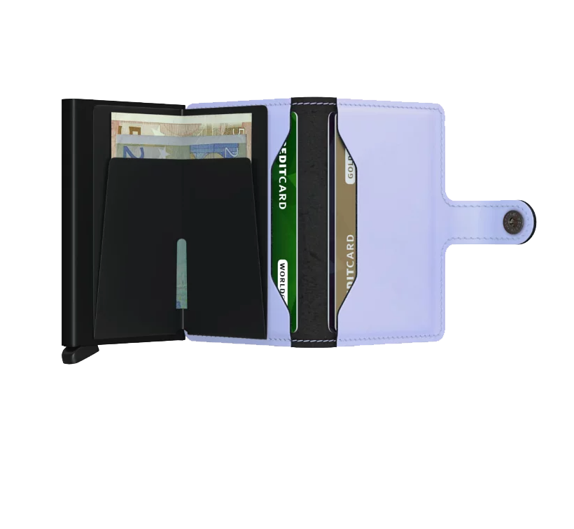 SECRID Miniwallet Matte - Slim RFID Blocking Leather Wallet for Men & Women | Perfect for Travel, Business & Everyday Use